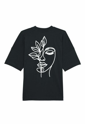 SERENITY UNISEX DROPPED SHOULDER 25 - Print T-shirt - black