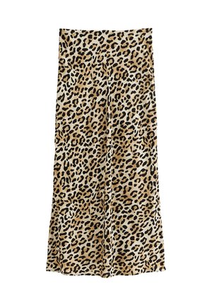 New Look LEOPARD PRINT MIDI - Gonna a campana - brown pattern