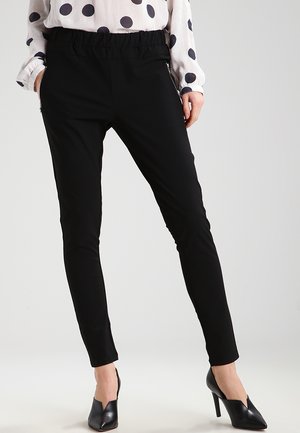 JILLIAN VILJA - Trousers - black deep