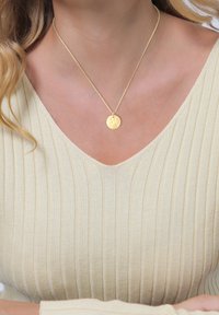 Elli PLÄTTCHEN BOX CHAIN VINTAGE ANTIQUE  - Grandinėlė - gold-coloured