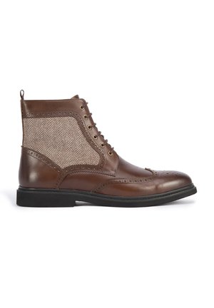 Lace-up ankle boots - brown
