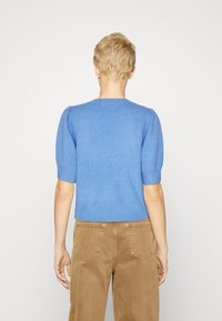 ONLY ONLRICA LIFE - Triko s potiskem - blue