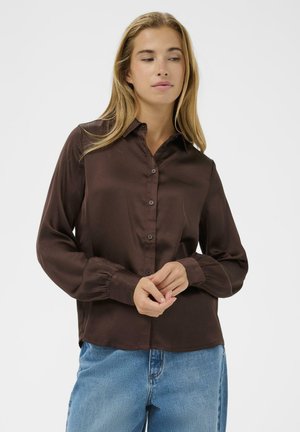 AMARA - Cămașă - chocolate brown