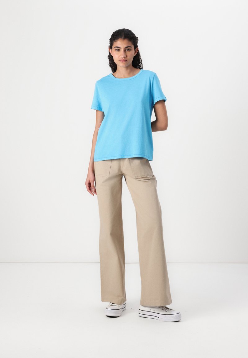 T-shirt Gap fille avec logo bleu foncé