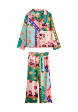 BUTTON THROUGH SET  - Conjunto de pijama - pink sun print