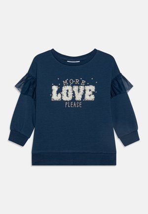 NMFLISSY LIGHT BOXY - Sudadera - dark denim