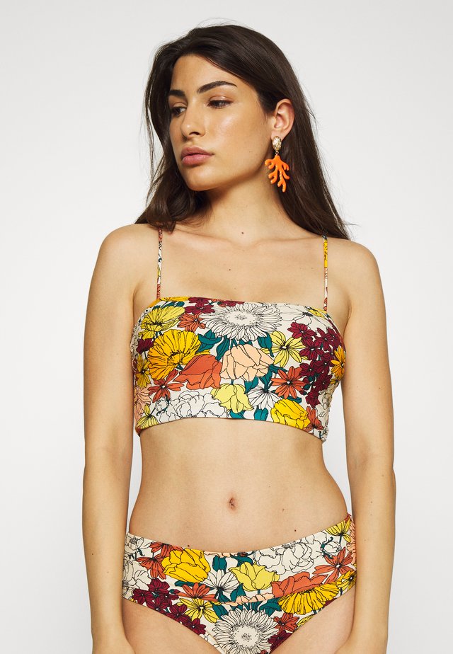 DAYS LONGLINE BANDEAU - Bikini top - cream