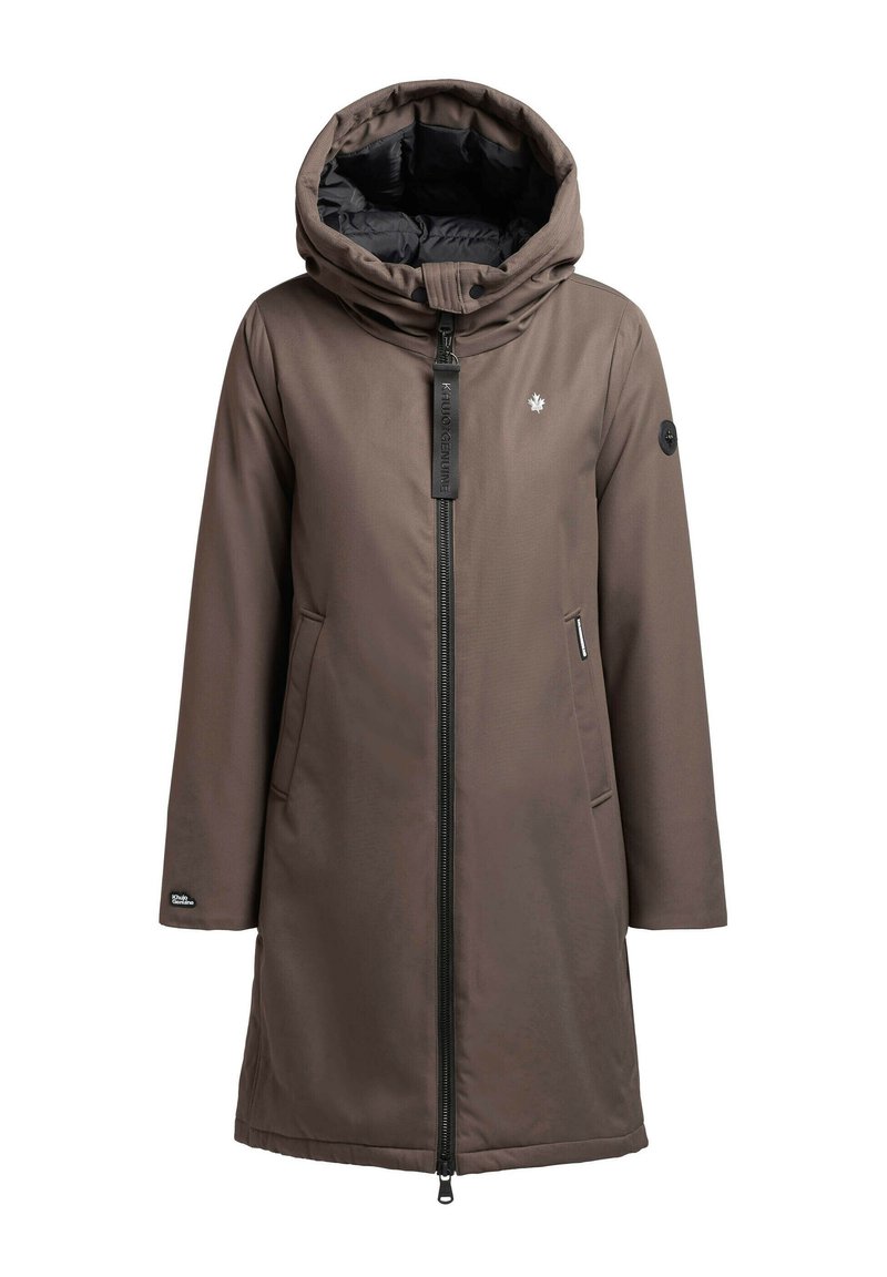 khujo Wintermantel taupe