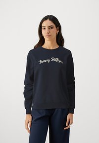 Tommy Hilfiger - MDRN SCRIPT - Sweatshirt - desert sky Miniaturebillede 1