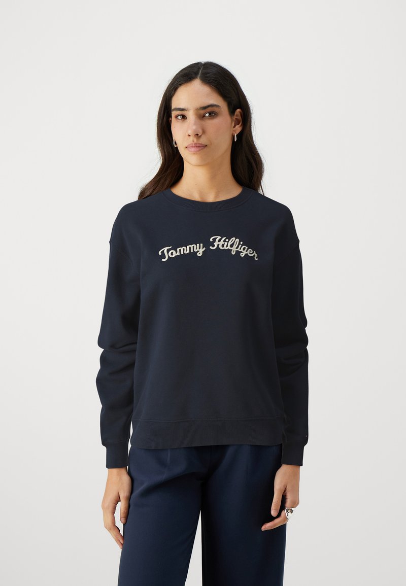 Tommy Hilfiger MDRN SCRIPT - Felpa - desert sky