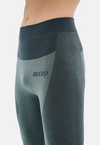 CEP Merino Base Layer Tights 3/4 Skiing - Leggings - bluegrey grey
