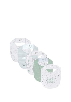 5 PACK SET - Bib - turquoise