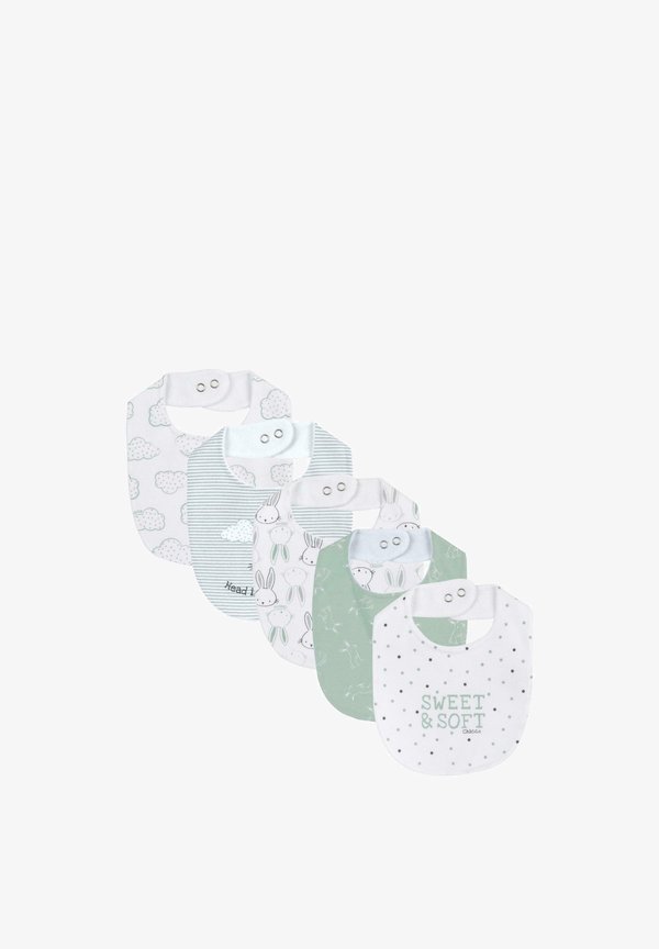 5 PACK SET – Lätzchen – turquoise