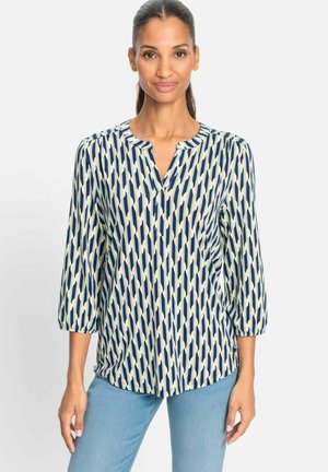 MIT GUMMIZUG AN DEN ÄRMELN - Long sleeved top - gelb