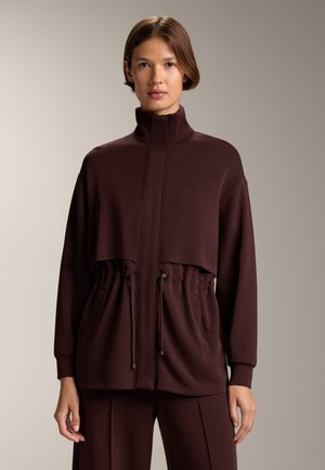 OYSHO LONG SOFT-TOUCH WITH POCKETS - Classic coat - brown