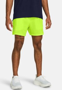 Under Armour - LAUNCH - kurze Sporthose - high vis yellow Thumbnail-Bild 1