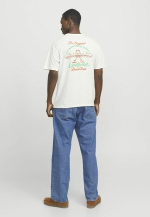 RUNDHALSAUSSCHNITT  - T-shirt imprimé - white alyssum
