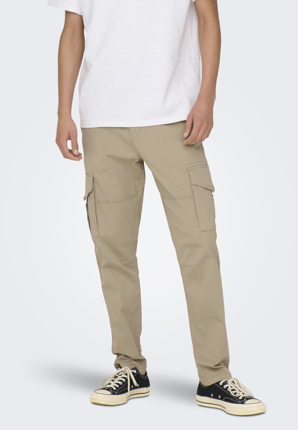 ONSDEAN LIFE TAP - Cargo trousers - crockery