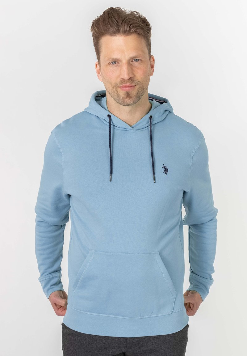 Herren Kapuzenpullover | U.S. Polo Assn. BRAYDEN Sweatshirt placid blue/hellblau - JV17736 Herren Kapuzenpullover | U.S. Polo Assn. BRAYDEN Sweatshirt placid blue/hellblau - JV17736