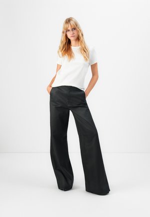 CREW 2 PACK - Basic T-shirt - black/white