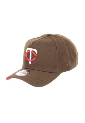 New Era, MINNESOTA TWINS MLB 60TH SEASON SIDEPATCH WALNUT 9FORTY A-FRAME SNAPBACK - Cap - braun