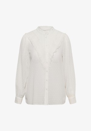 Kaffe Curve, KCLINARA SHIRT - Skjortebluser - chalk