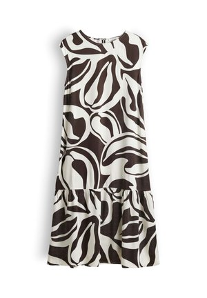 OPUS, FLARED FIT FLUID DRAPE - Freizeitkleid - affogato