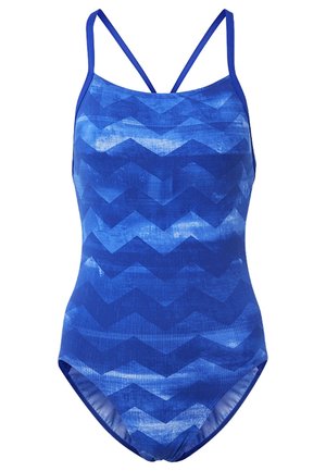 adidas Performance ALLOVER PRINT - Costume da bagno - blue