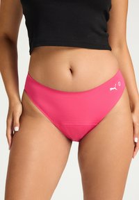Modibodi SEAMLESS PERIOD PANTY MODERATE FLOW X PUMA - Culottes menstruelles - garnet rose pink