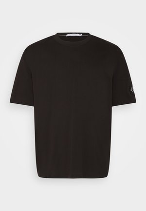 MONOLOGO BADGE TEE - T-Shirt basic - black