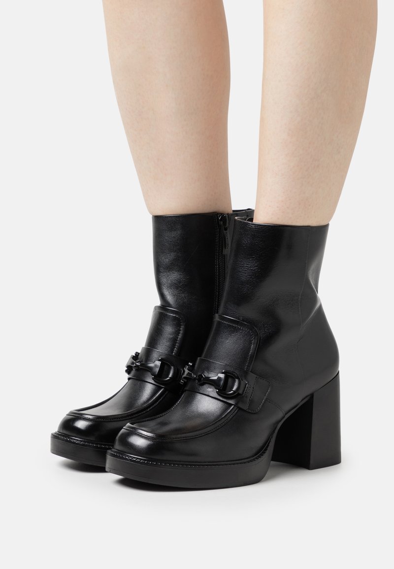 Tamaris Platform ankle boots - black - Zalando.ie