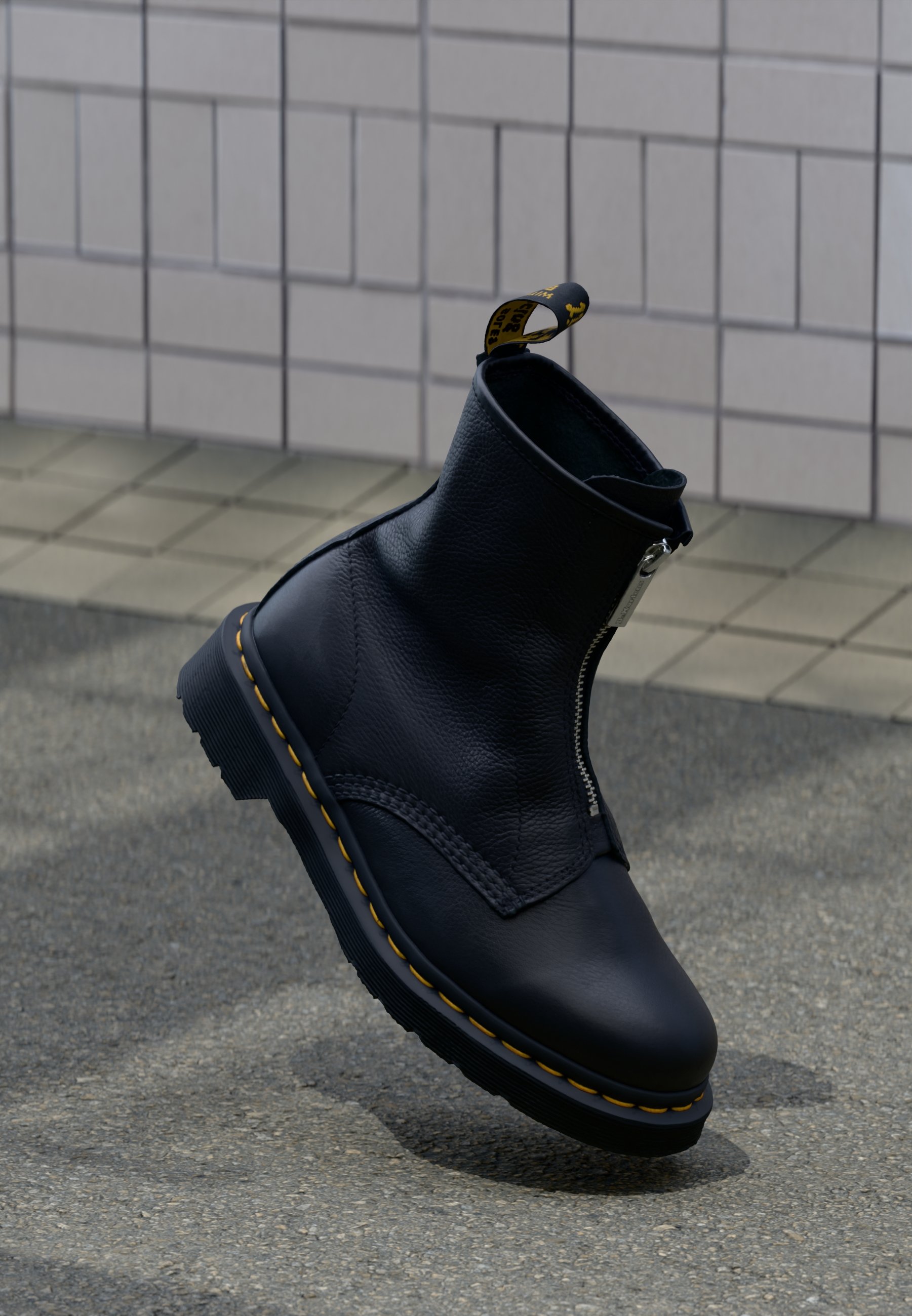 Dr. Martens 1460 ZIP UP BOOT - Classic ankle boots - black
