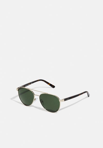 Polo Ralph Lauren 7-10 YEARS UNISEX - Óculos de sol - shiny pale gold - dark green