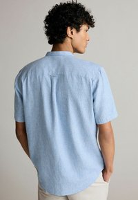 Next SHORT SLEEVE GRANDAD COLLAR - Hemd - blue