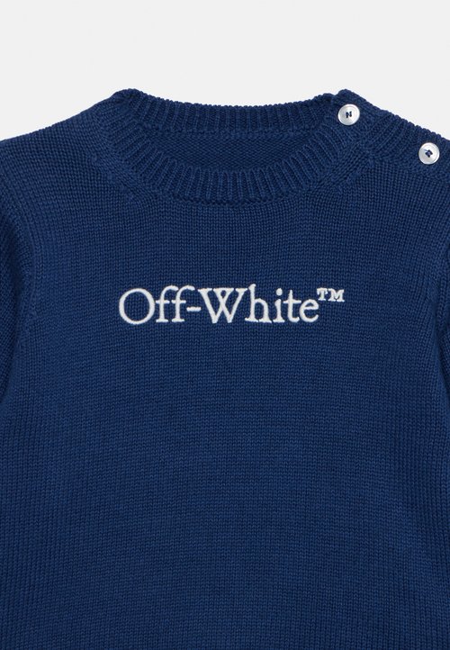 Off-White BIG BOOKISH ARROW UNISEX SET - Jumper - blue nights — foto 4