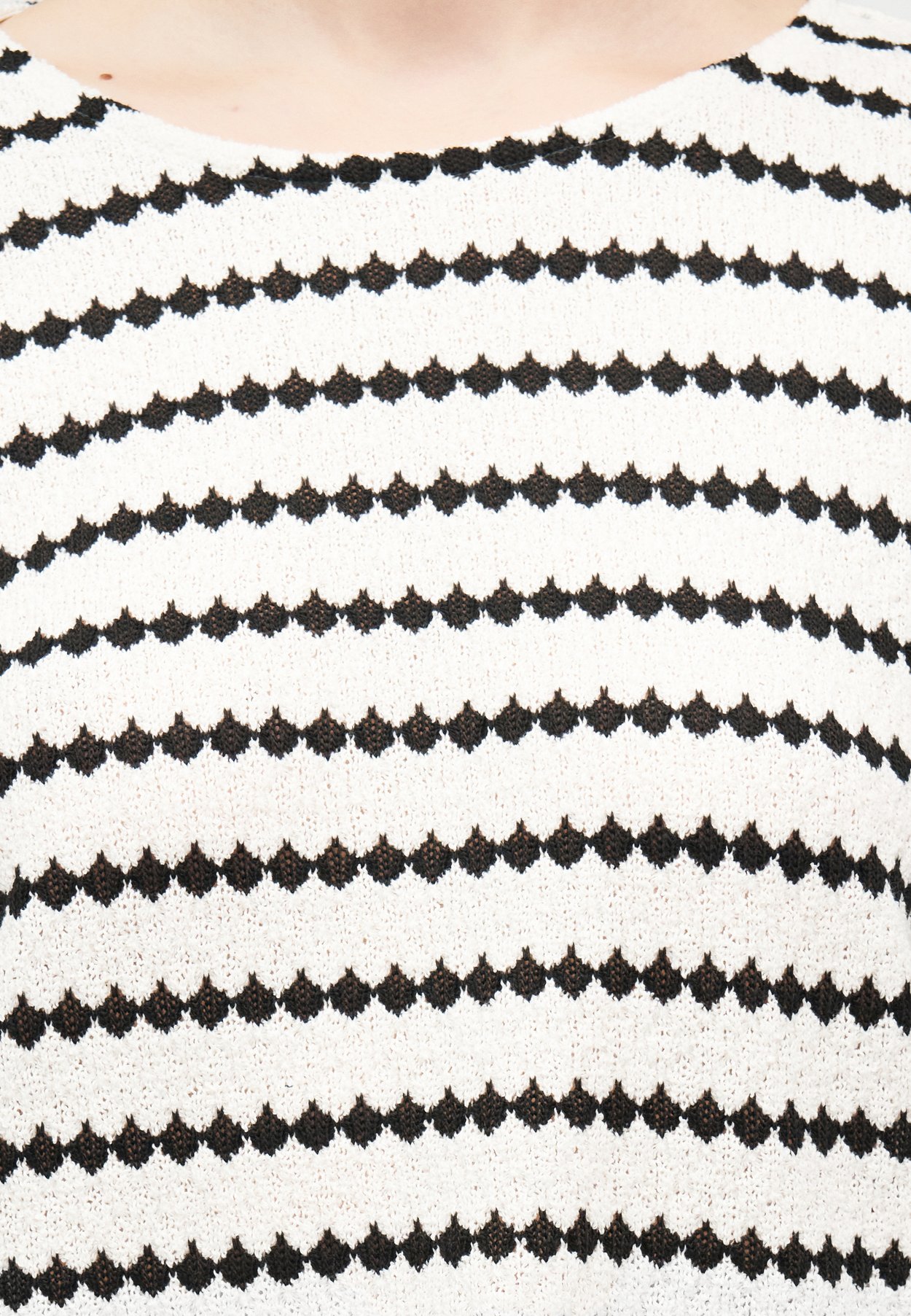 ONLEVA O NECK STRIPE