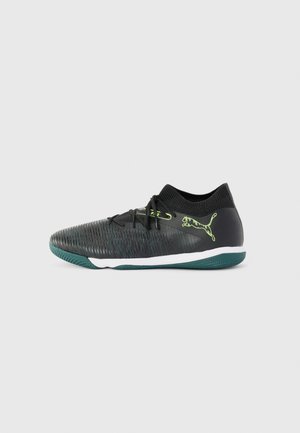FUTURE 8 MATCH IT - Fußballschuhe Indoor - black/fizzy light/green terrain