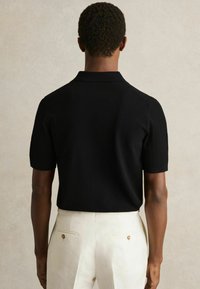 Reiss REGULAR FIT - THAMES TEXTURED BUTTON-THROUGH - Cămașă - black
