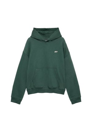 PULL&BEAR, STWD BOXY - HOODIE - Felpa con cappuccio - green