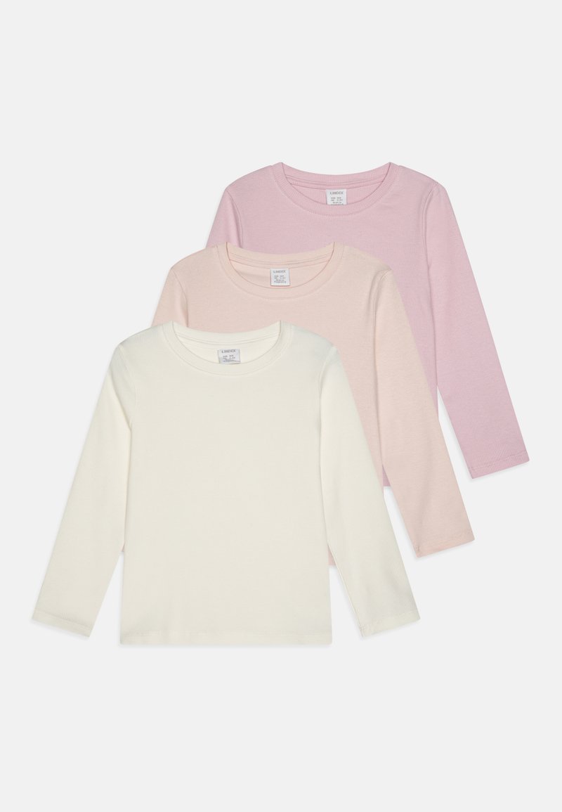 Lindex - 3 PACK - Ilgarankovis viršutinės dalies drabužis - light pink, Padidinti