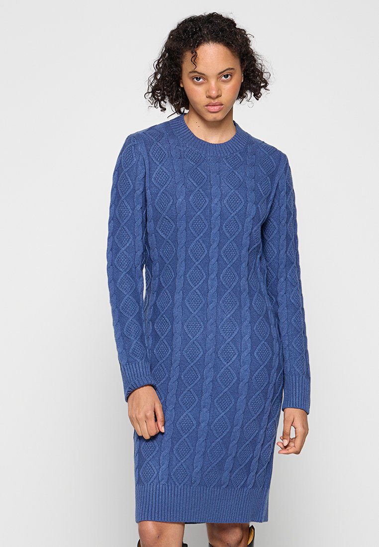 Apart Gebreide jurk blauw Apart Gebreide jurk blauw