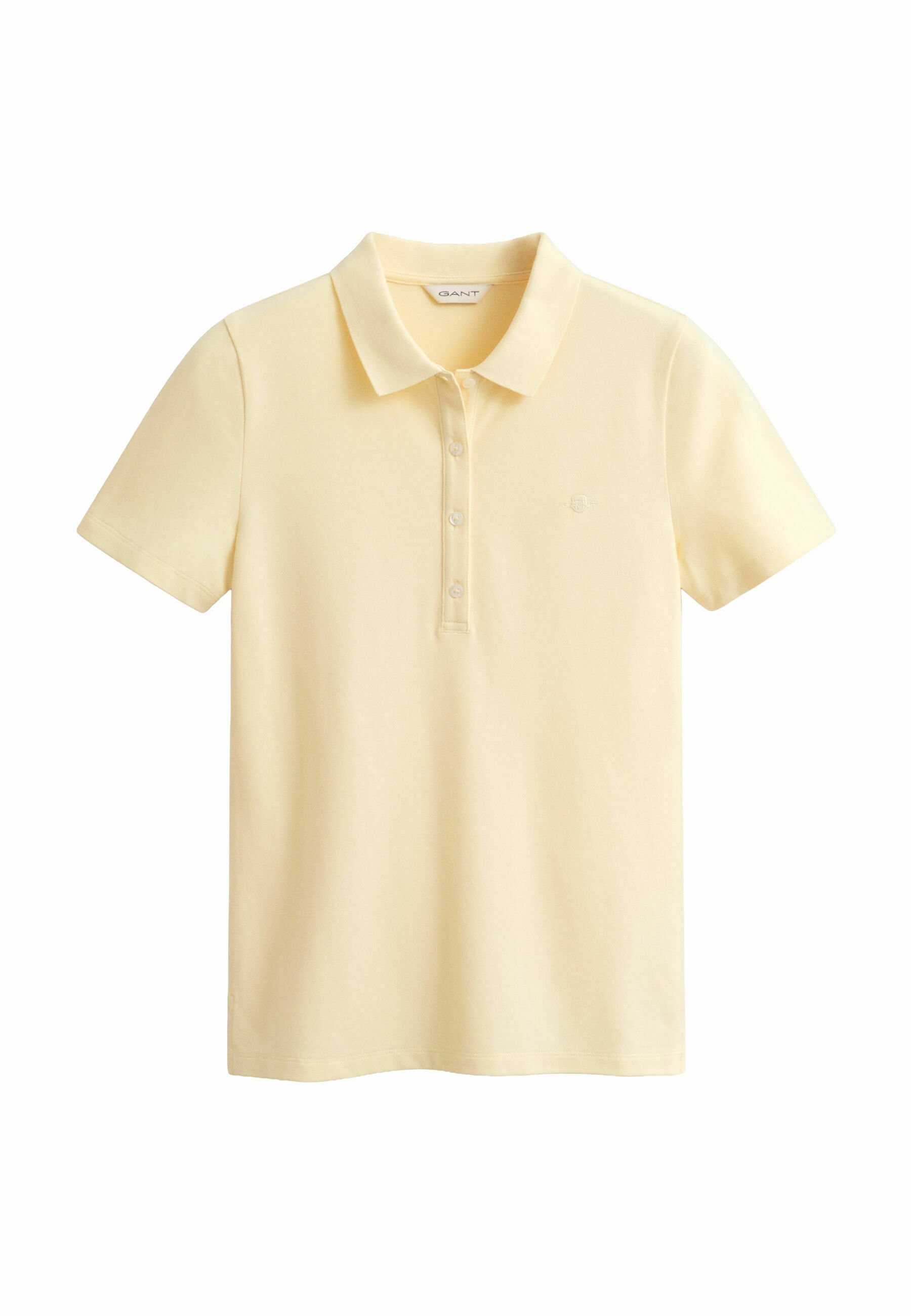 GANT SLIM FIT SHIELD - Polotričko - vanilla yellow
