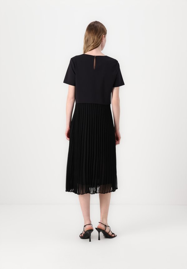 ROUND NECK PLEATED MIDI SKIRT - Day dress4