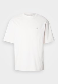 Calvin Klein Jeans HEAVY RELAXED TEE - Základné tričko - ivory