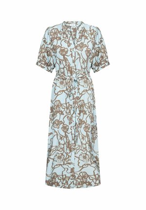 Levete Room, LR-RYA 2 - Vestido camisero - c ice water combi