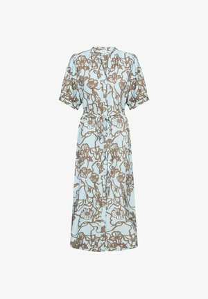 Levete Room, LR-RYA 2 - Vestido camisero - c ice water combi