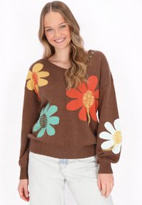 myMo Strickpullover - coffee
