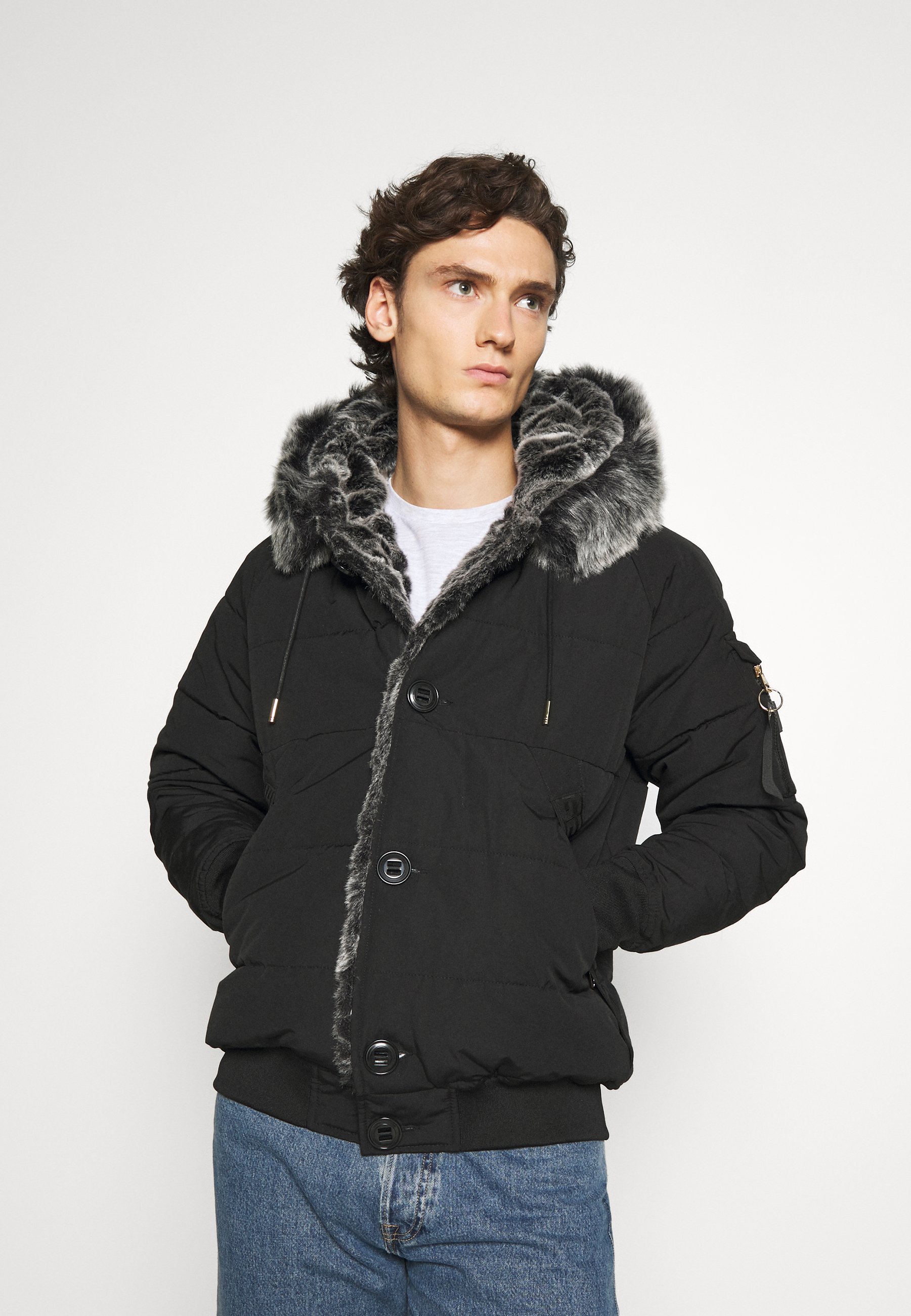 Glorious Gangsta NAVIER Vinterjakke black Zalando.no Glorious Gangsta ARAGO Vinterjakke khaki Zalando.no