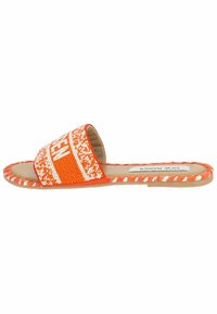 Slip-on sandaler - orange