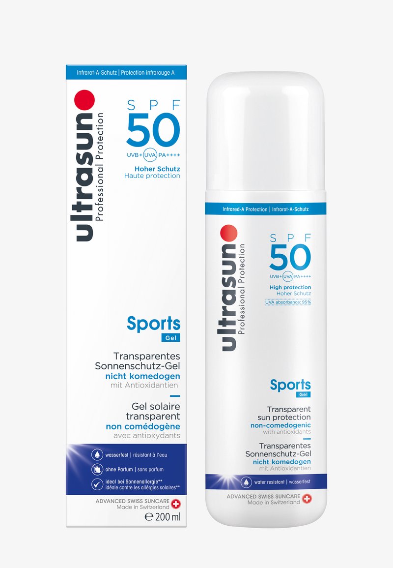 Ultrasun - SPORTS GEL SPF50 - Solskydd, Förstora